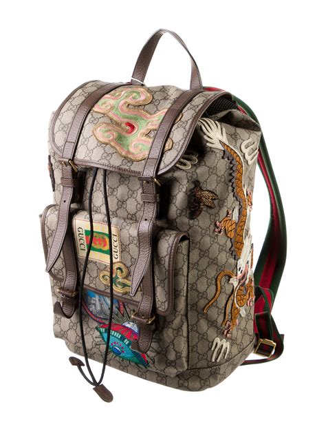 gucci courrier gg supreme backpack|Gucci gg canvas backpack.